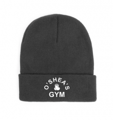 'NEVER LEAVE...' BEANIE GREY