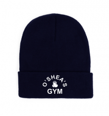 'NEVER LEAVE...' BEANIE NAVY